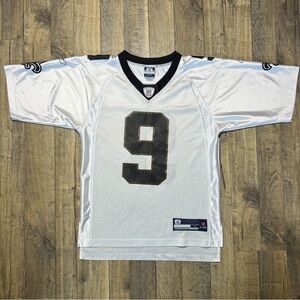 Drew Brees Saints #9 White Reebok NFL Football Jersey Men’s Size Small